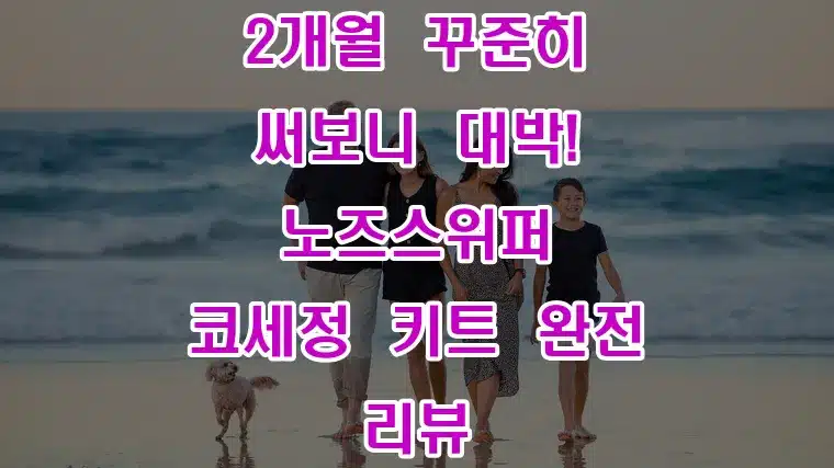 2개월_꾸준히_써보니_대박!_노즈스위퍼_코세정_키트_완전_리뷰