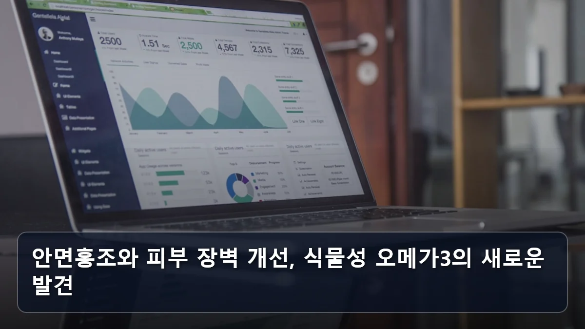 안면홍조와 피부 장벽 개선, 식물성 오메가3의 새로운 발견 관련 이미지