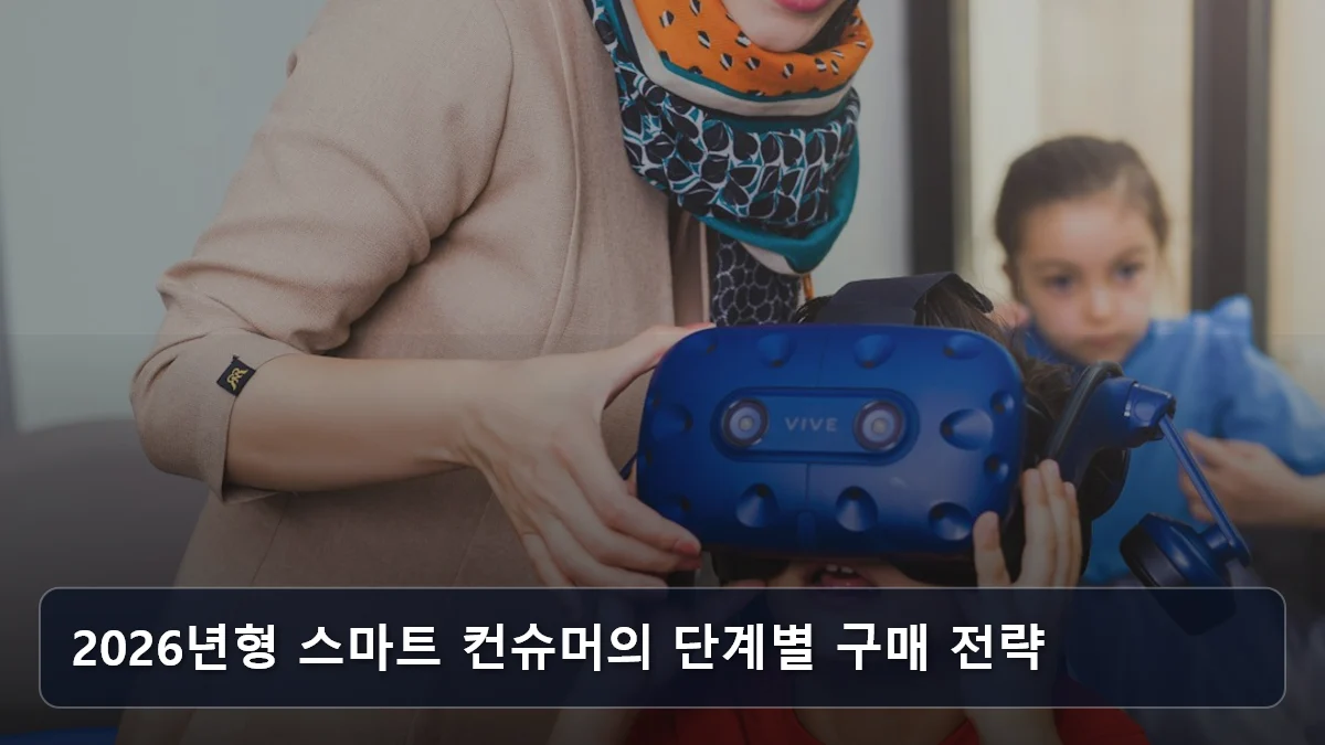 2026년형 스마트 컨슈머의 단계별 구매 전략 관련 이미지