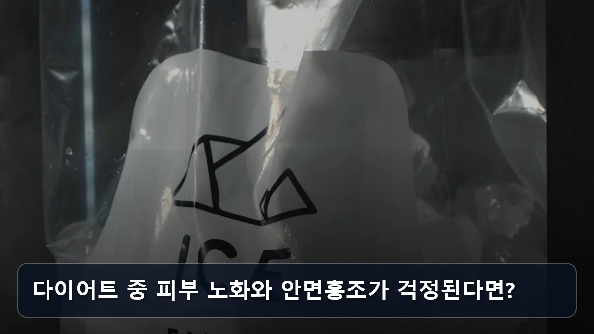 다이어트 중 피부 노화와 안면홍조가 걱정된다면? 관련 이미지