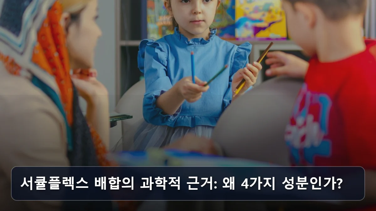 서큘플렉스 배합의 과학적 근거: 왜 4가지 성분인가? 관련 이미지