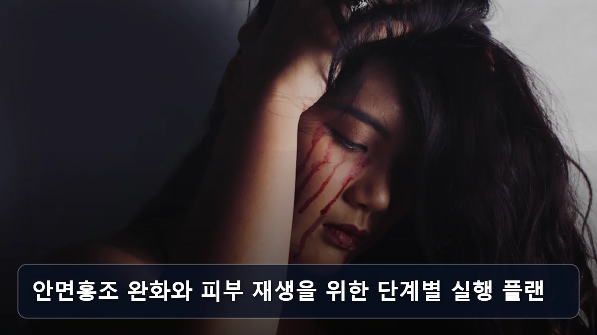 안면홍조 완화와 피부 재생을 위한 단계별 실행 플랜 관련 이미지