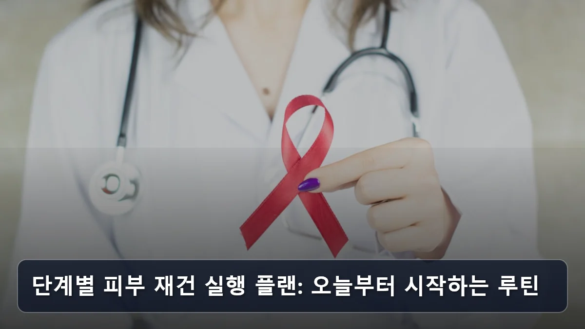 단계별 피부 재건 실행 플랜: 오늘부터 시작하는 루틴 관련 이미지