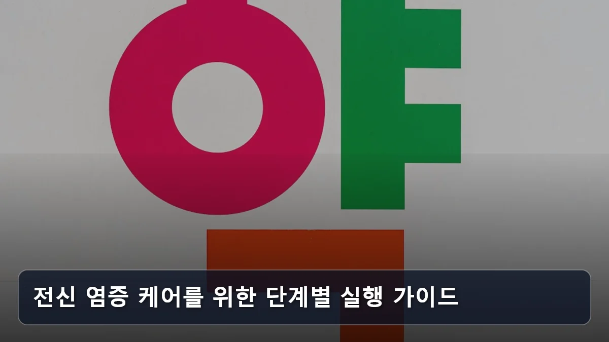 전신 염증 케어를 위한 단계별 실행 가이드 관련 이미지
