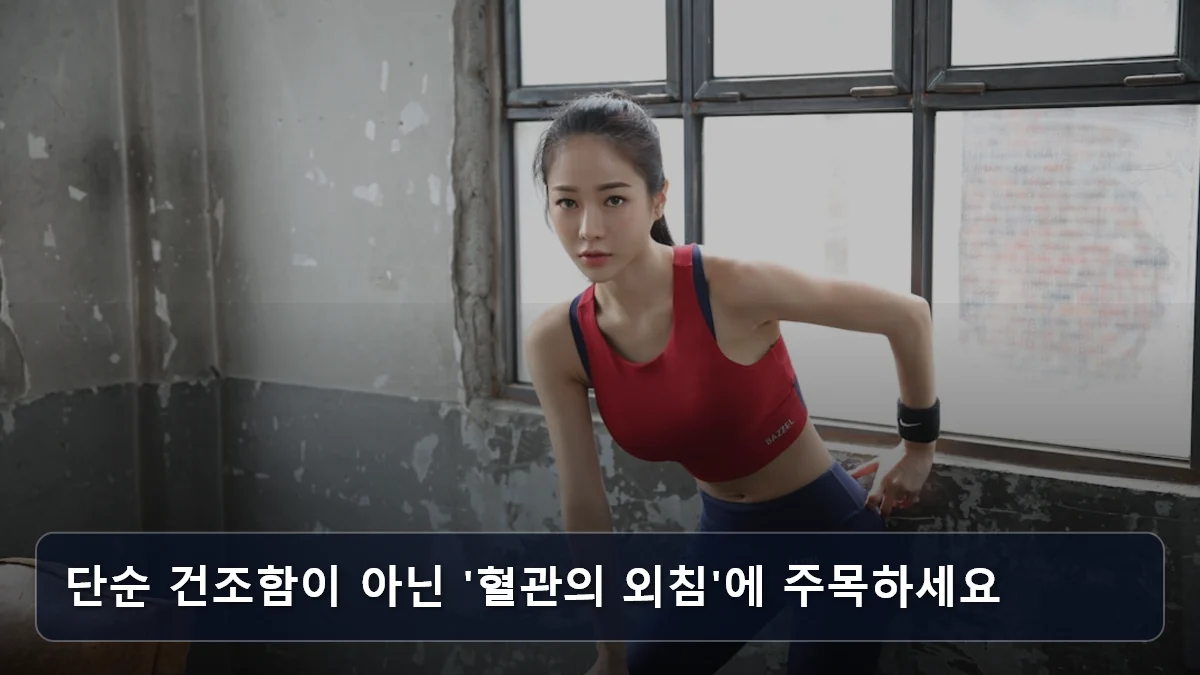 단순 건조함이 아닌 '혈관의 외침'에 주목하세요 관련 이미지