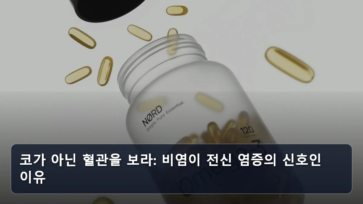 코가 아닌 혈관을 보라: 비염이 전신 염증의 신호인 이유 관련 이미지