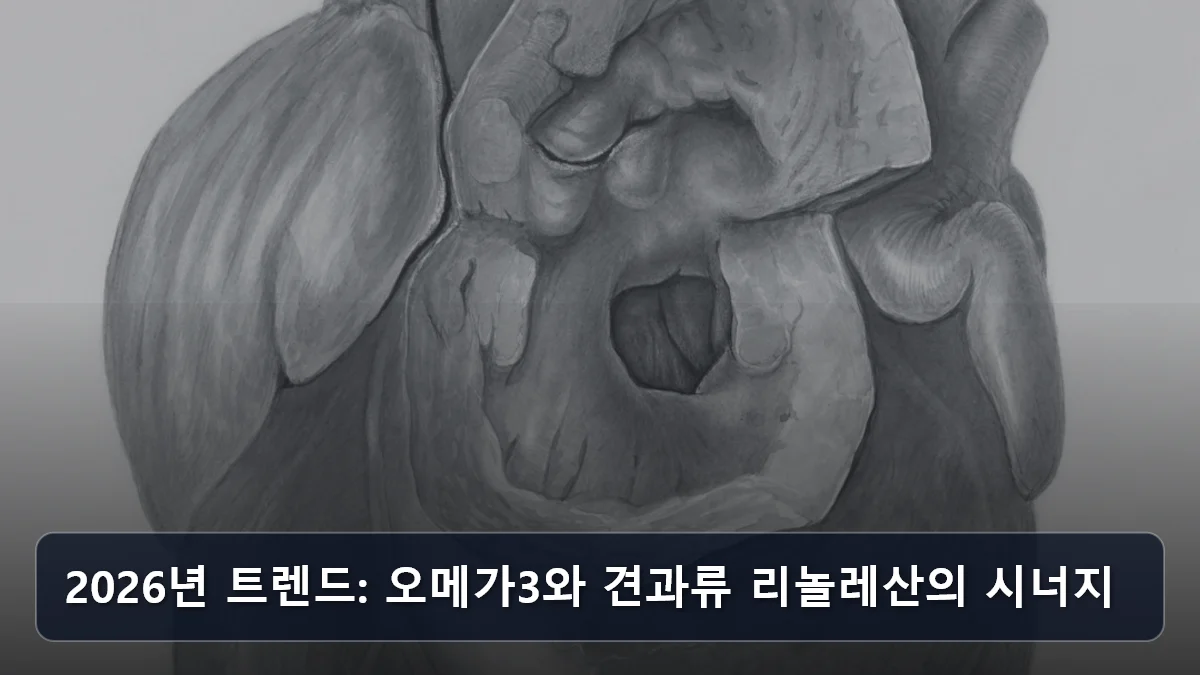 2026년 트렌드: 오메가3와 견과류 리놀레산의 시너지 관련 이미지