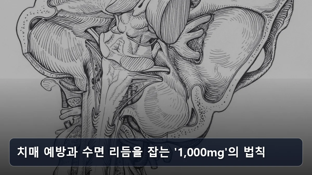 치매 예방과 수면 리듬을 잡는 '1,000mg'의 법칙 관련 이미지